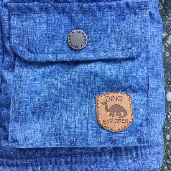 Little Me Baby Blue Jacket with Fleece Lining - Picture 11 of 12